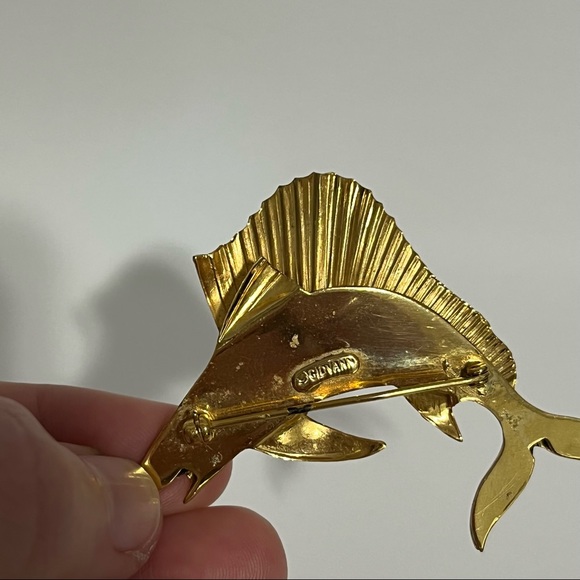 Giovann 1960’s sailfish vintage brooch - Picture 4 of 7
